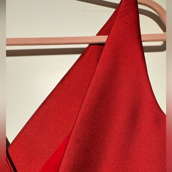 Sachin + Babi Chesterton Gown Cherry Red - Picture 12 of 13